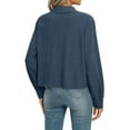 thumbnail image 4 of Qaspx Fashion Jackets for Women Casual Cropped Shackets Fall Button-up Shirts Corduroy Tops, 4 of 7