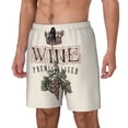 thumbnail image 2 of Daiia Wine Mens Swim Trunks Swim Shorts Quick Dry Swim Shorts with Mesh Lining Pockets-Large, 2 of 9