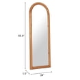 thumbnail image 5 of Tur Mirror Natural Wall Decor, Modern Style, Mount to wall vertically only, Fir Wood, Decor Mirrors, 5 of 5
