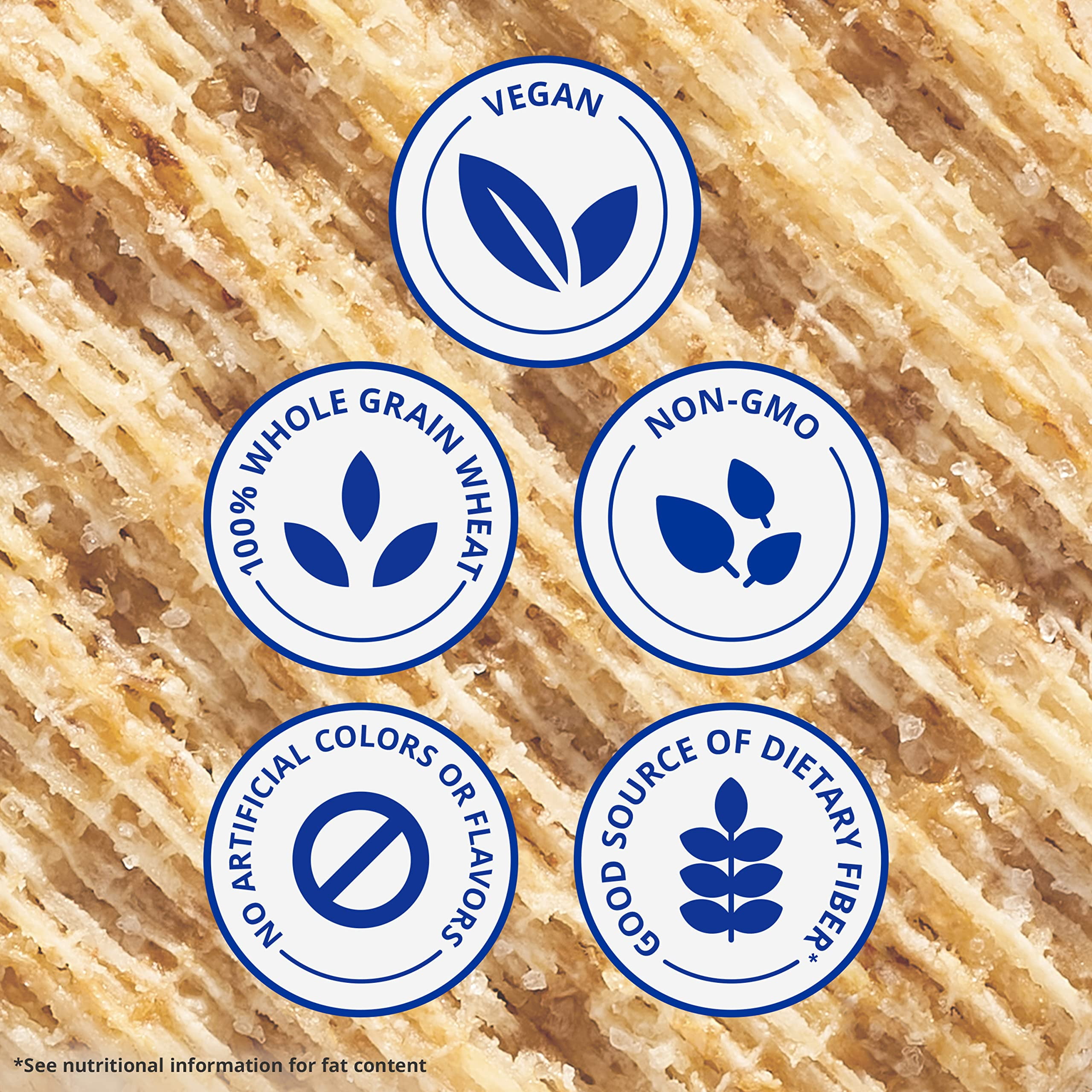 Triscuit Minis Original Whole Grain Wheat Crackers, Vegan Crackers, 6 - 8 oz Boxes