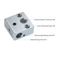 thumbnail image 2 of Labymos 2pcs Aluminum Heater Block Hot End Heating Block 20*20*10mm Compatible with Anet ET4, 2 of 7