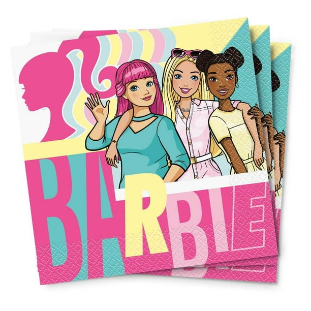 Barbie Luncheon Napkins (16 Pack) Party Supplies Decoration