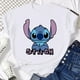 thumbnail image 3 of Ropa para niños kawaii Ohana Stitch Disney Lilo Stitch dibujos animados niños camisetas de algodón camisetas de verano camisetas blancas y negras, 3 of 5