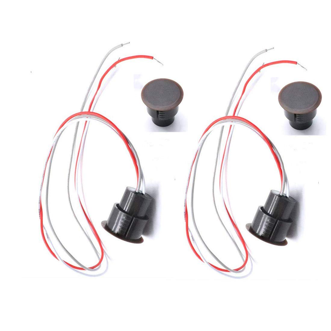 GFCAS-Recessed Security Window Door Contact Sensor Magnetic Reed Switch 2 Sets