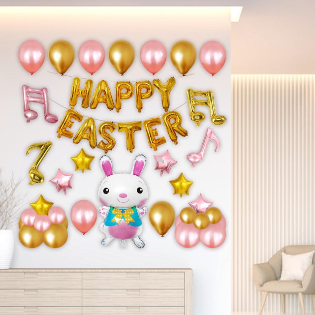 de Pascua Juguetes para Globo de animales de dibujos animados para la decoración del festival de la de Pascua oro Macarena Globos de Pascua