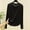 Black, variant on Women'S Long Sleeve Pajama Top Casual Round Neck Pullover Sleepwear Modal Cotton Blend Tunic for Home Vacation