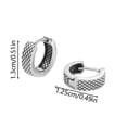 thumbnail image 2 of Boucles d'Oreilles Robustes pour Femmes Bijoux en Or et Argent, 2 of 5