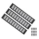 thumbnail image 1 of Cubierta de Ventilación Rectangular Uxcell 16"x3.2" 3pcs con Rejilla de Ventilación y Tornillos para Gabinete Negro, 1 of 7