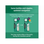 Philips Avent Glass Natural Baby Bottle With Natural Response Nipple, 8oz, 4pk, SCY913/04