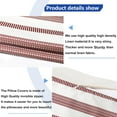 thumbnail image 5 of Decorative Throw Pillow Covers Set of 2 Wine Red pillow covers 20x20 inch Throw Pillows Linen Square Pillow Case,Farmhouse Outdoor Modern Boho Striped Pillow Covers for Couch Sofa Living Room, 5 of 6