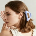thumbnail image 2 of The C Law Clips Soft Flexible Cozy Hair Clips for Thick Long Hair Lightweight Strong Hold Daily Wear Accessories Barrette, 2 of 4