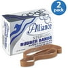 Alliance Rubber 25075 Sterling Rubber Bands Size 107 (7" x 5/8"), 1 lb Box of Approx. 50 Bands, Natural Crepe