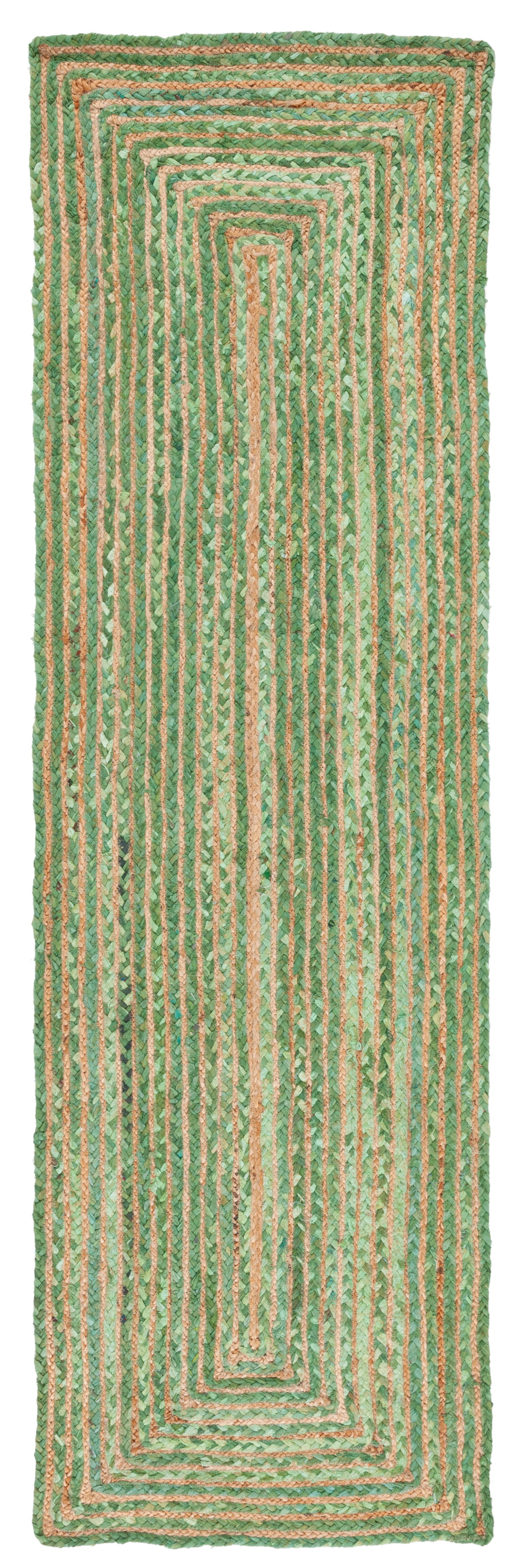 Safavieh Cape Cod Miah Geometric Runner Rug, Green/Natural, 2'3" x 5'