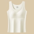 thumbnail image 4 of Women's Thermal Underwear Top Thickened Warm Vest with Built-in Bra for Cold Weather and Comfort, 4 of 4