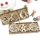 thumbnail image 3 of 12 unids/caja Vintage hueco Navidad colgantes de madera adorno de árbol de Navidad DIY artesanía de madera regalo para niños para el hogar decoraciones de fiesta de Navidad, 3 of 4