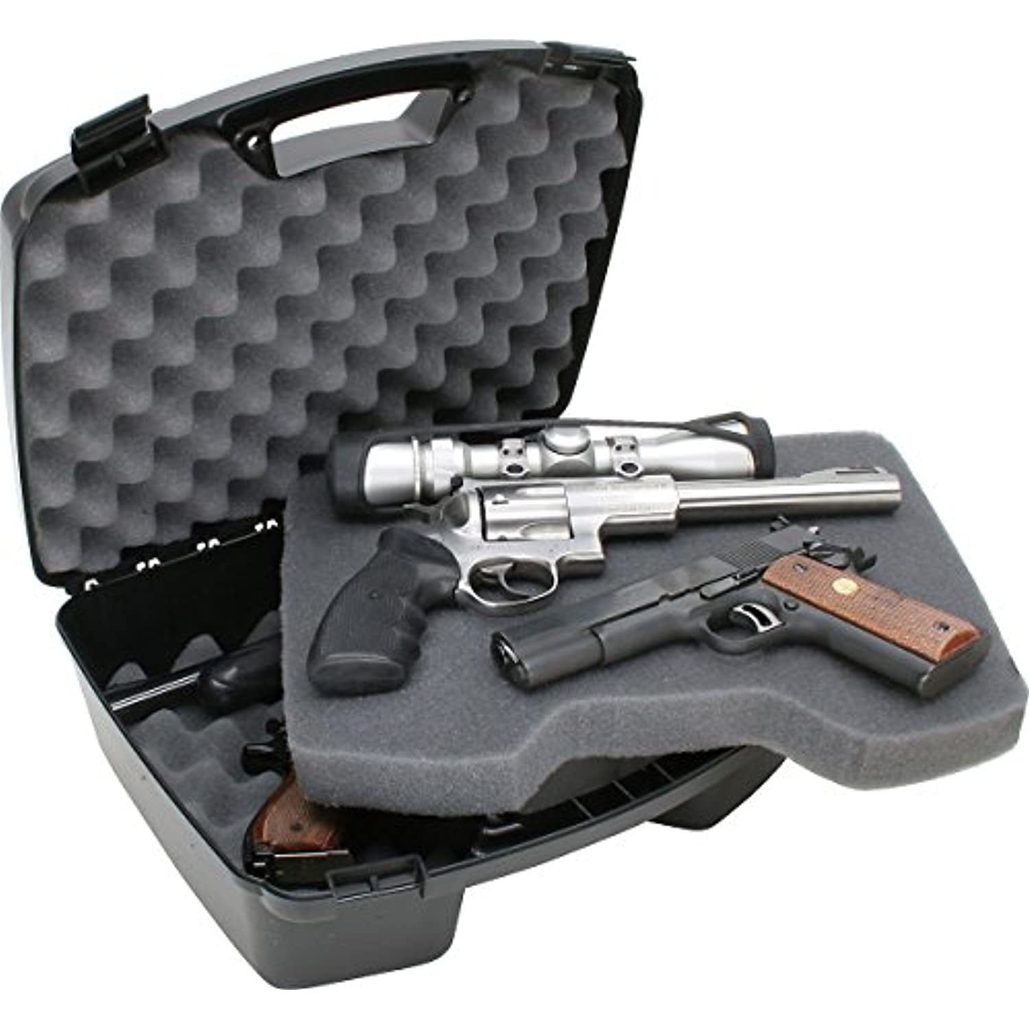 MTM 4 Gun Case, Holds up to 8in Barrel, 15.5in x 6in x 13in
