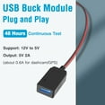 thumbnail image 5 of Radar Detector Power Cord Adapter,Universal Compatible with All Models,DC Buck Converter 12V to 5V,RJ11 DC3.5 Radar Detectors Charger Cable, Built-in Hidden USB,Clean Install,Plug and Play, 5 of 5