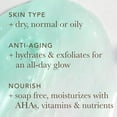 thumbnail image 4 of Alpha Skin Care Moisturizing Body Wash with Glycolic AHA, Vitamin E & Aloe Vera, 12 fl oz, 4 of 6