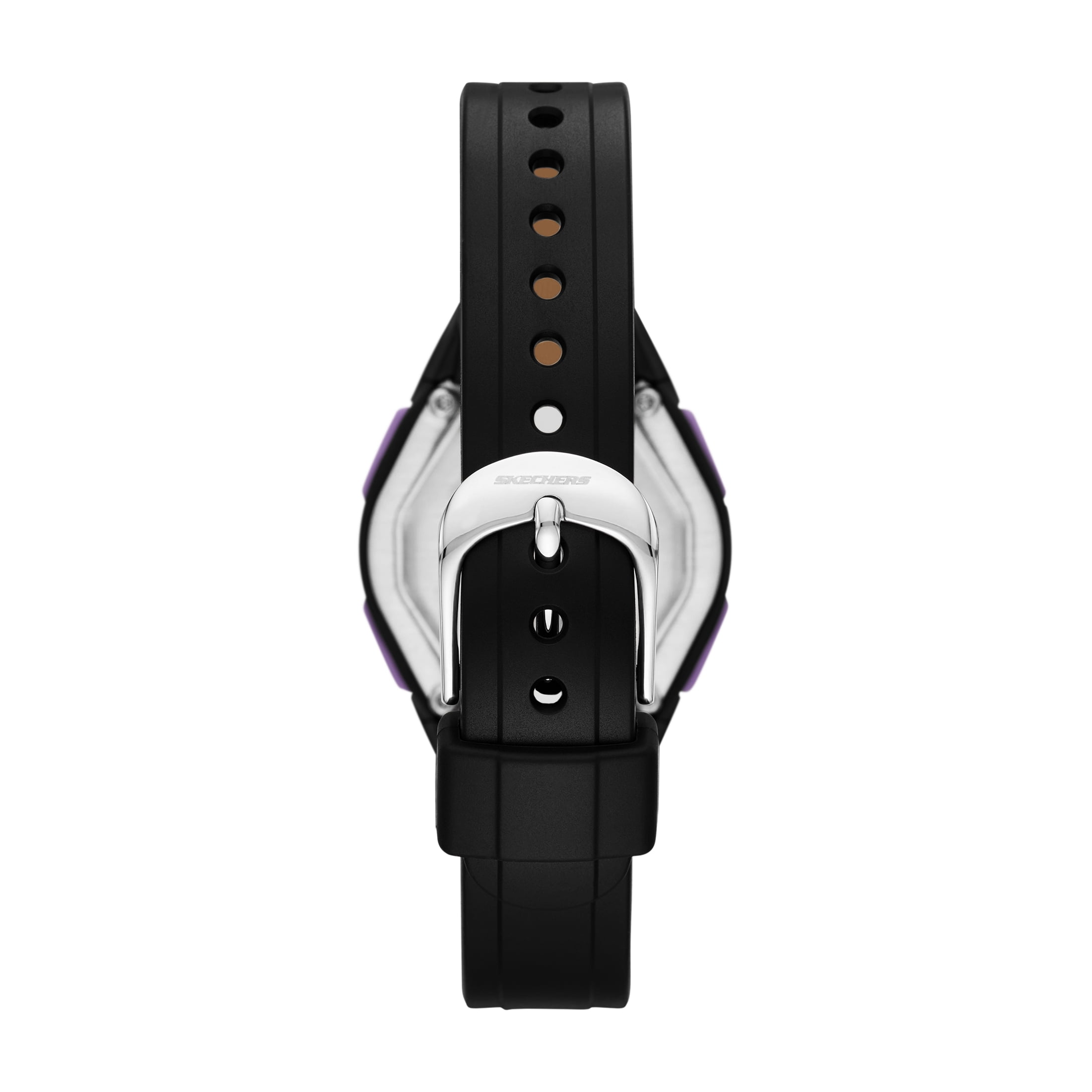 Skechers Women's Tennyson Digital, Black Polycarbonate Watch