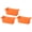 Orange, variant on Mosiee 3 Pack Oil Drain Box Inner Tank Grease Drip Tray Grill Collector Drain Box Orange