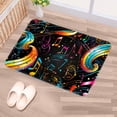 thumbnail image 5 of Note Polyester Non-Slip Machine Washable Office Mat - Door Mat Chair Rugs Door Mats, 5 of 6