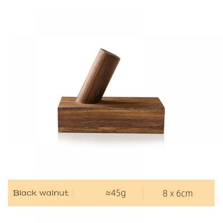 

Wall Solid Wood Hook With Screws Modern Simple Durable Home Living Room Hallyway Wall Hanging Storage Supplies