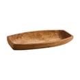 thumbnail image 2 of Cuenco de madera para , decoración de mesa, portavelas multiusos, bandeja decorativa para encimera, baño, cocina, estilo rústico., 2 of 9
