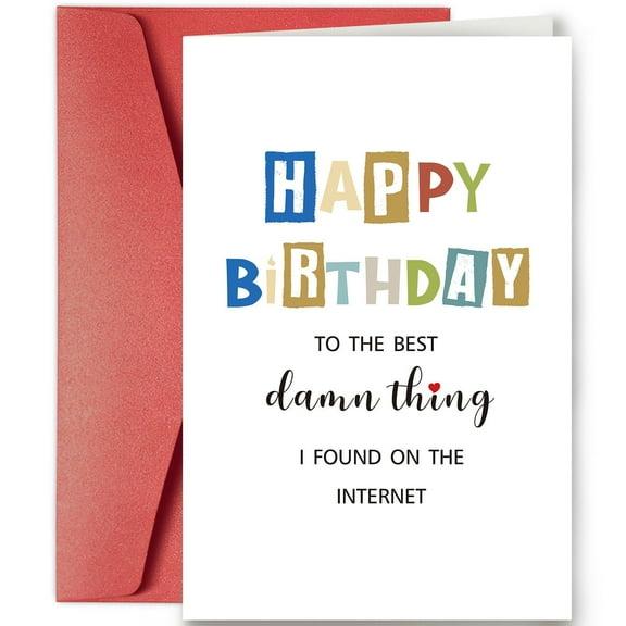 Happy Birthday Card – Fun and Quirky Design for Best Friend – Blank Inside, Envelope Included – Perfect for Celebrating Special Moments