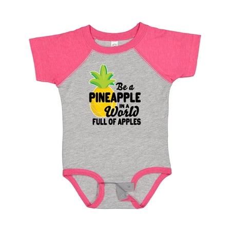 

Inktastic Be a Pineapple in a World Full of Apples Gift Baby Boy or Baby Girl Bodysuit