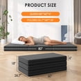 thumbnail image 7 of SogesHome 6 in Tri-Folding Mattress, Portable Memory Foam Mattress for Travel & Camping, Floor Mattress, Washable Cover, Queen Size, Black, 7 of 7