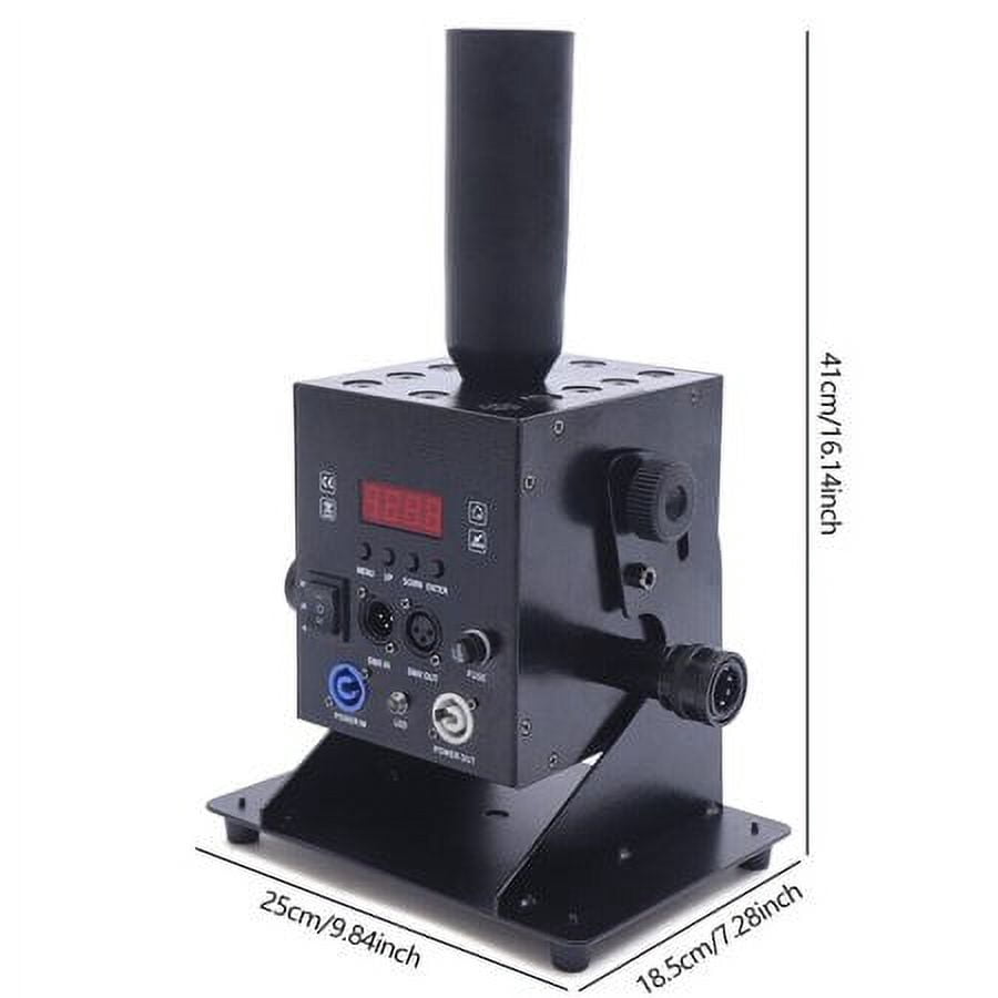 CO2 Fog Machine Led RGB 3 in 1 Multi-angle Gas Column Fog Machine Co2 Jet Stage Lighting Smoke Effect Decor for Dj Parties Birthday Parties Wedding Scenes Celebrations Parties W/ 6m Hose