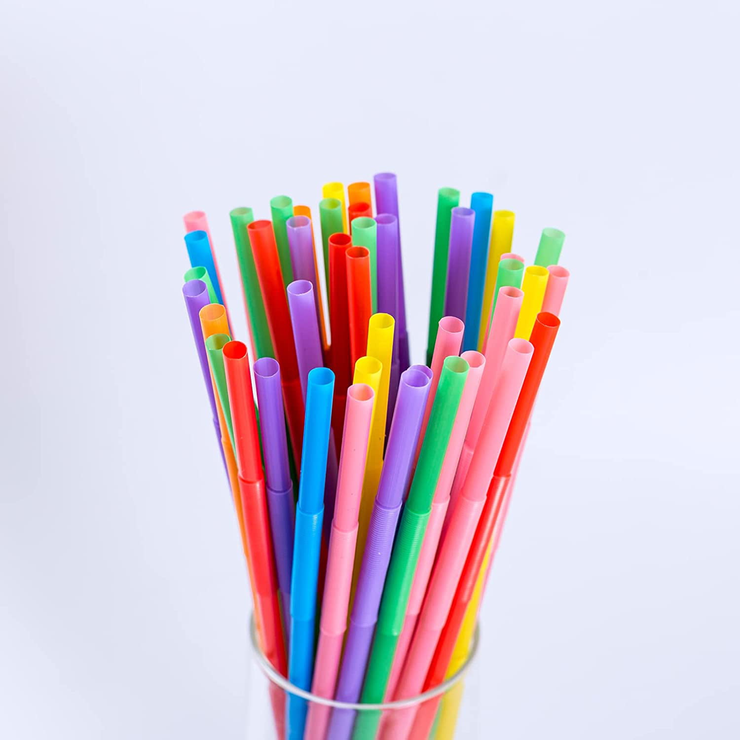 Multicolor Glass Straw Set – Raine