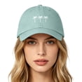 thumbnail image 2 of kaondbfi Summer Travel Essentials Accessories Baseball Caps for Women and Men New Spring and Summer Sun Hats Printed with Three Coconut Trees Baseball Caps for Outdoor Casual Wear, 2 of 3