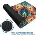thumbnail image 6 of Empower Your Workspace: Small Custom Mouse Mat - Floral Mandala Design, Non-Slip, Stitched Edge, Waterproof, Ideal for Gaming and Office (31.5 X 11.8 Inch), 6 of 7