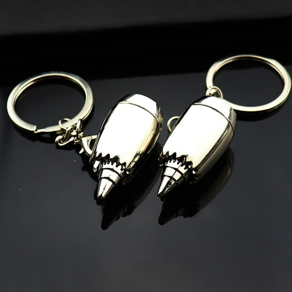 Naierhg Airplane Engine Shape Hanging Pendant Car Keychain Key Ring Handbag Decoration