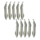 thumbnail image 5 of Marcapáginas de s de Metal plateado, 10 Uds., con regalo de borla de 12 Uds. plata tibetana Zulema Marcador de la escuela de metal, 5 of 8