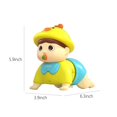 thumbnail image 3 of XWSHYW Juguetes para Niños Muñeca Que Gatea para Bebé, Puede Cantar, Caminar, Retorcerse, Gatear, Bebé, Aprende a Gatear, Juguetes, 3 of 6