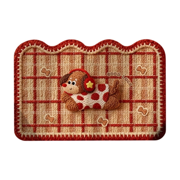 Deeceymbur Valentine's Day Kitchen Mat Anti-Fatigue Floor Rug 16x24 Inches Non-Slip Heart Design Mat Cushioned Waterproof Mat for Sink Front Laundry Entryway Holiday Decor