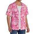 thumbnail image 2 of Fotbe Love Camisa Estampada de Manga Corta para Hombre, Casual de Verano, Estilo Playero, Sin Arrugas-X-Large, 2 of 5