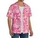 thumbnail image 2 of Fotbe Love Camisa Estampada de Manga Corta para Hombre, Casual de Verano, Estilo Playero, Sin Arrugas-X-Large, 2 of 5