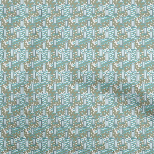 oneOone Viscose Jersey Light Green Fabric Telephone Booth Sewing Craft Projects Fabric Prints By Yard 60 Inch Wide