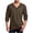 Coffee, variant on Long Sleeve T-Shirts for Men Big and Tall Casual Spring Fall Winter Basic Tee Split V Neck Loose Fit Tops (L, Navy)
