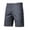 #Dark Gray, variant on DPTALR Men's Solid Color Pleated Elastic Waist Straight Leg Casual Shorts,Green,30