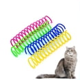 thumbnail image 2 of Pet cat large color plastic spring beating self-hi toy supplies Yellow, 2 of 3