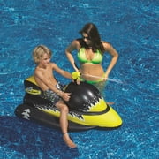 Swimline 51 Shark Jet-Ski 1-Person Swimming Pool Squirter with Gripped Handles - Yellow/Black