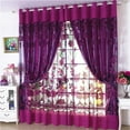 thumbnail image 4 of ReTeiv Leaves Sheer Curtain Tulle Window Voile Drape Valance 1 Panel Fabric, 4 of 4