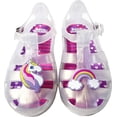 thumbnail image 1 of Huarache Bubble Gummers para NIÑA Unicornio y Arcoíris Tornasol Oyster 17.0 cm, 1 of 5