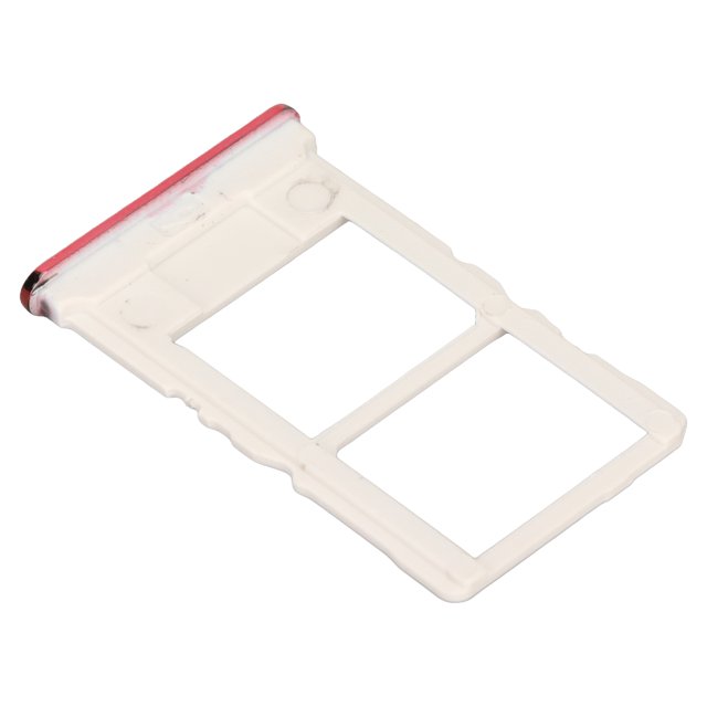 SIM Card Tray, Replacement Accurate Size Durable SIM Card Holder With Brush For Mobile Phone Red