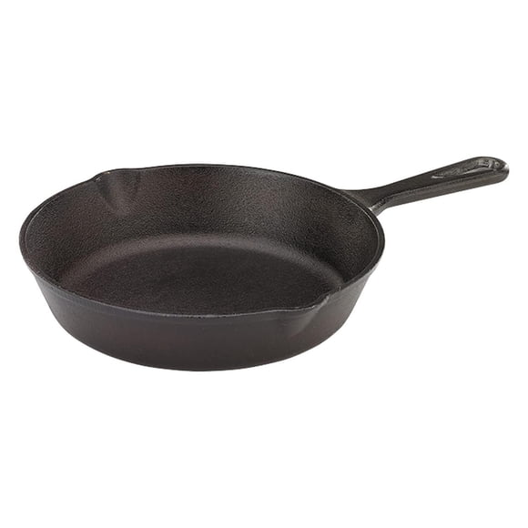 Sartén de Hierro Fundido Mercer Culinary Negro Presazonada 8 Pulgadas