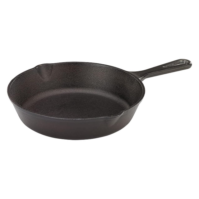 Sartén de Hierro Fundido Mercer Culinary Negro Presazonada 8 Pulgadas